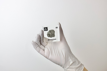 Zirconium Element Cube - 2" Acrylic Display - Atomic Number 40