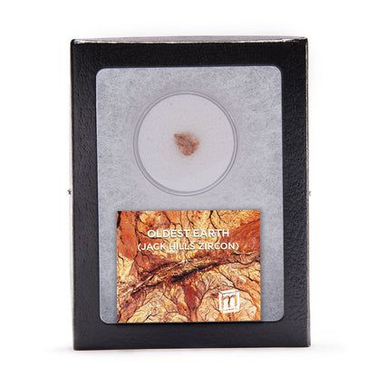 Oldest Earth - Jack Hills Zircon - Classic Riker Box Specimen