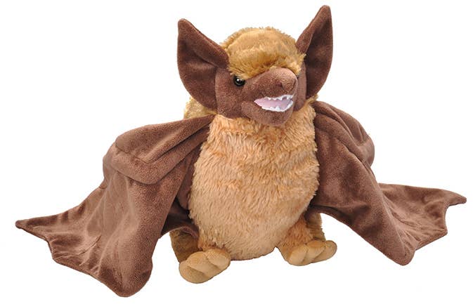 Brown Bat Stuffed Animal - 12"