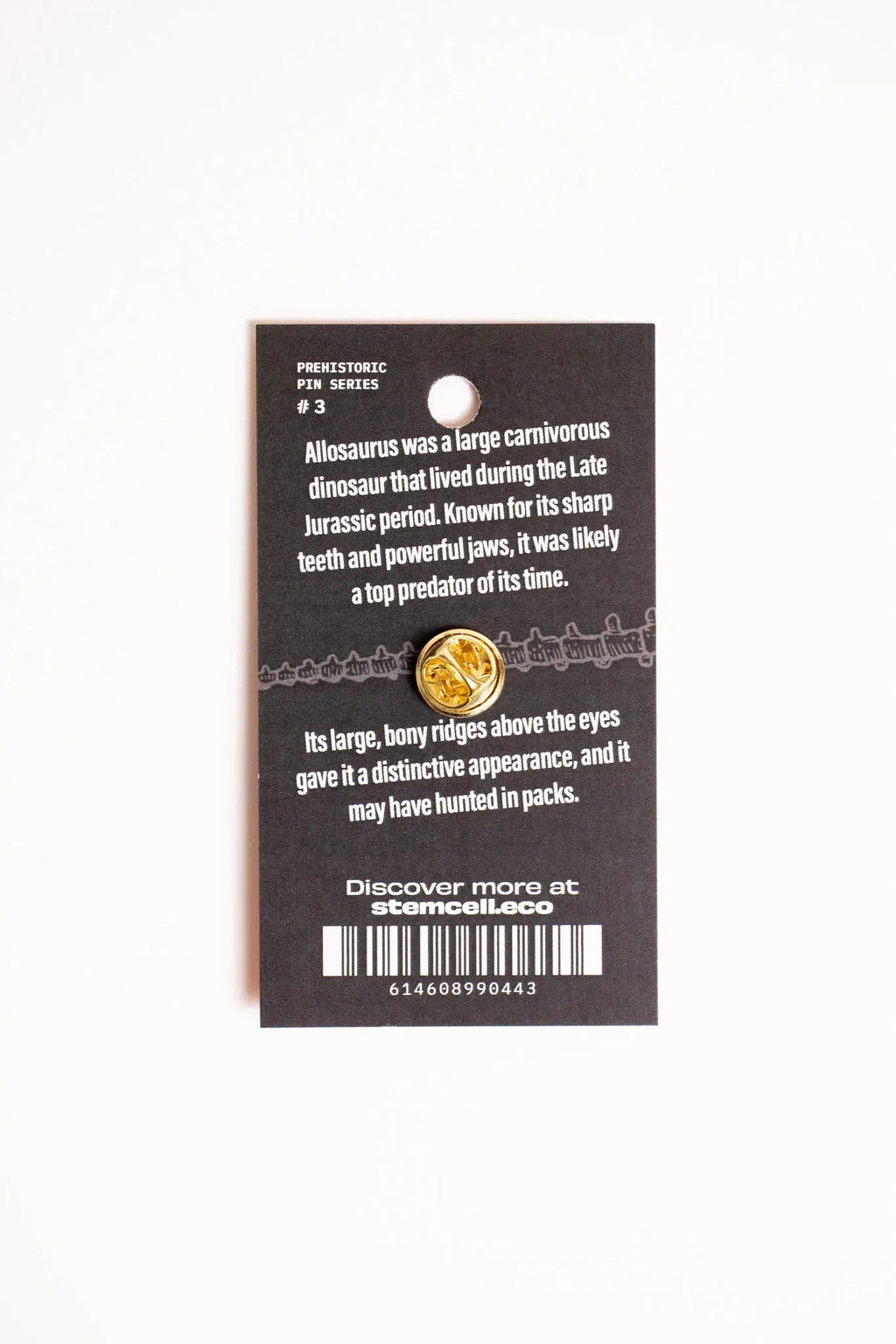 Allosaurus Enamel Pin (Allosaurus fragilis), Default Title at Stemcell Science Shop