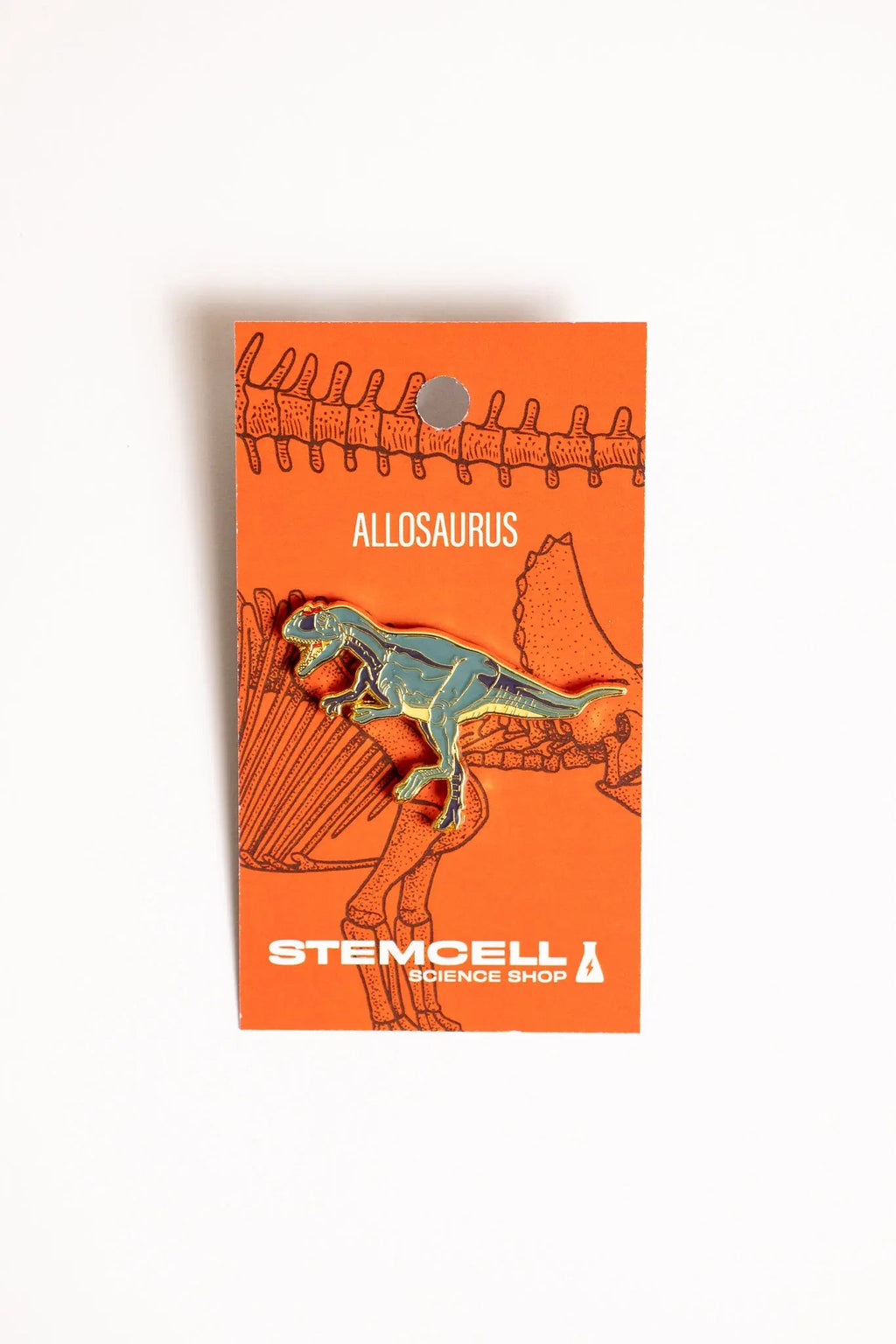 Allosaurus Enamel Pin (Allosaurus fragilis), Default Title at Stemcell Science Shop