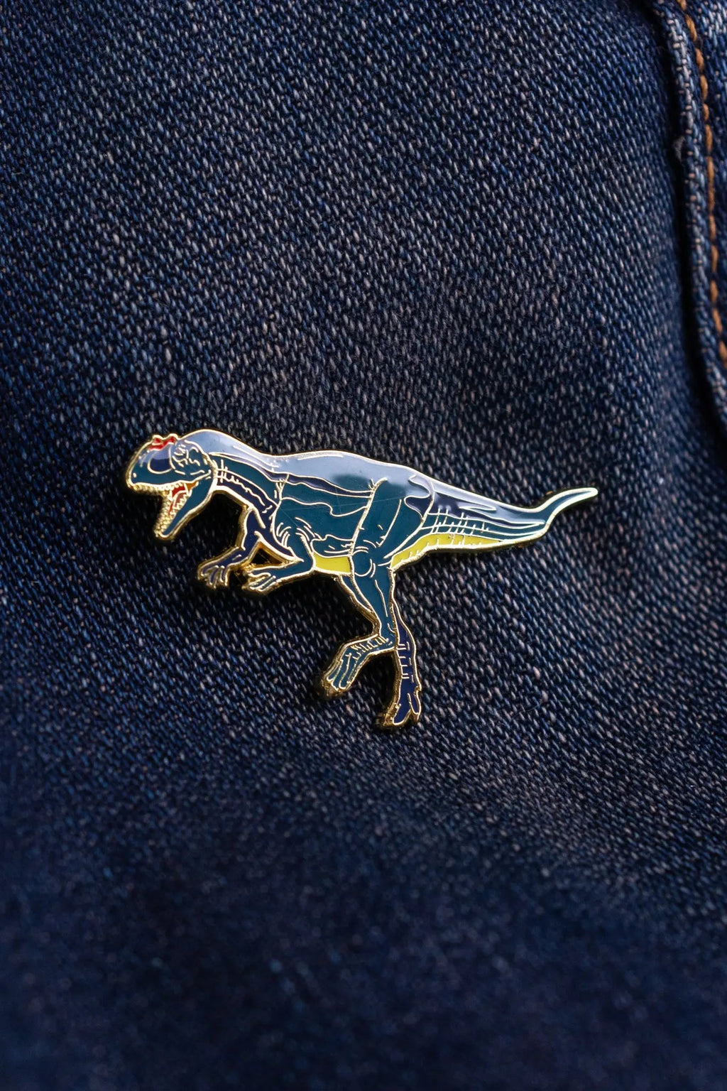 Allosaurus Enamel Pin (Allosaurus fragilis), Default Title at Stemcell Science Shop