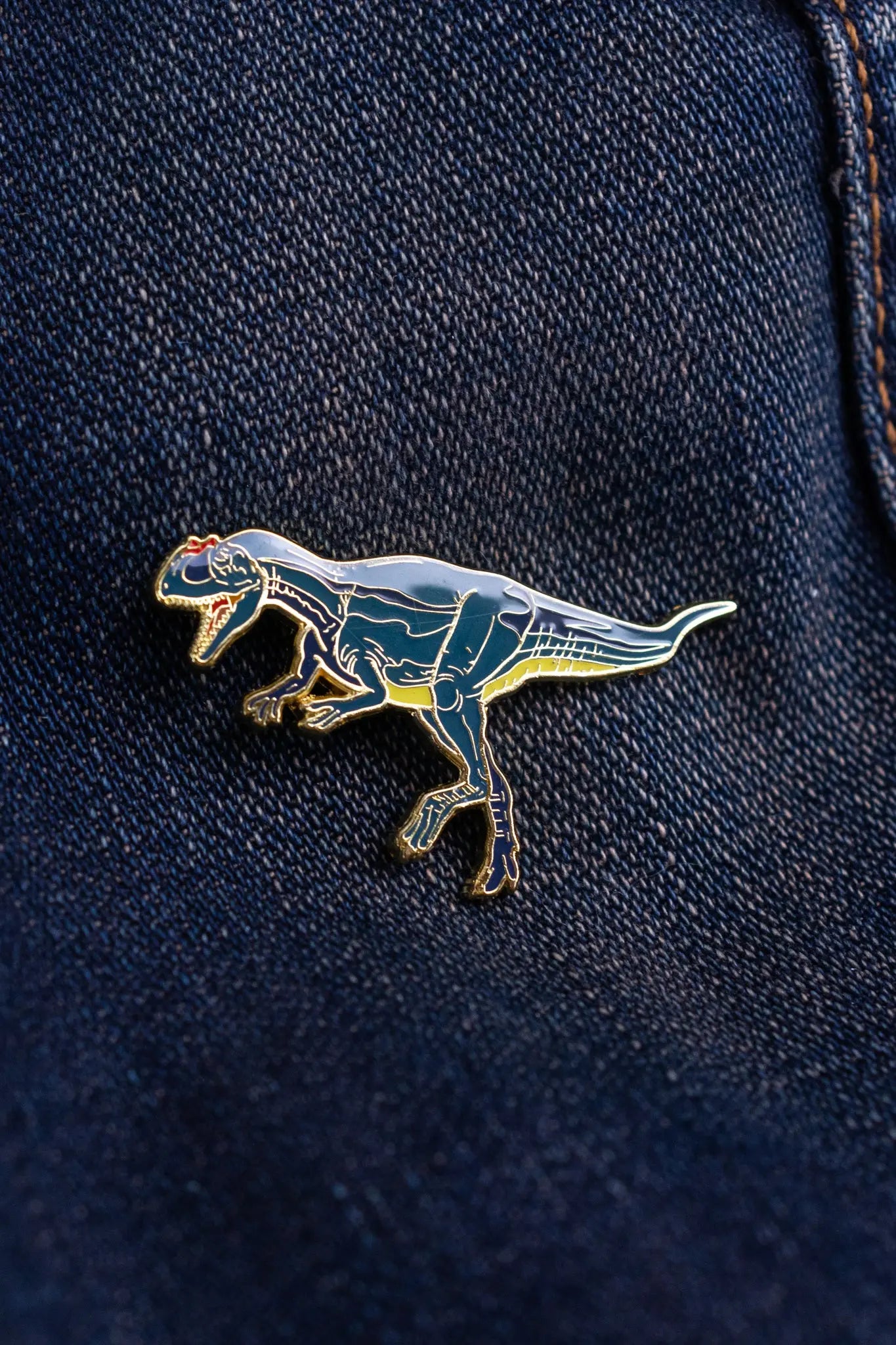 Allosaurus Enamel Pin (Allosaurus fragilis), Default Title at Stemcell Science Shop