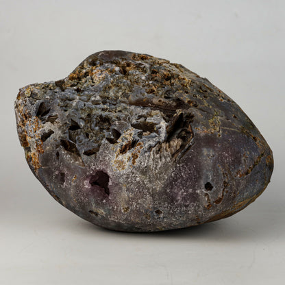 Amethyst Purple Crystals Geode (2 Halves ) Natural Mineral Specimen  # B 5004
