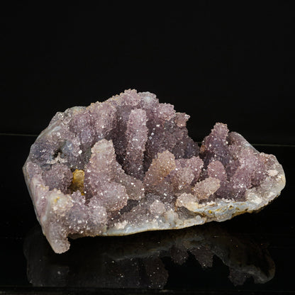 Amethyst Sparkling Stalactites Natural Mineral Specimen # B 6786