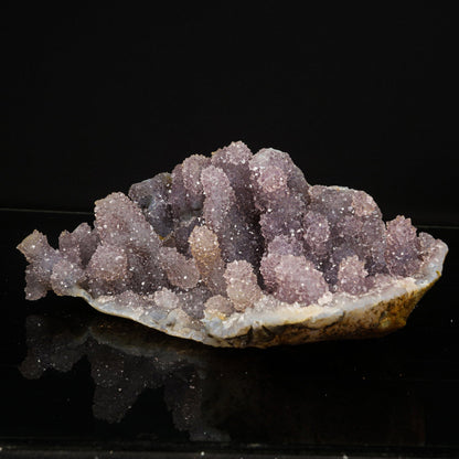 Amethyst Sparkling Stalactites Natural Mineral Specimen # B 6786