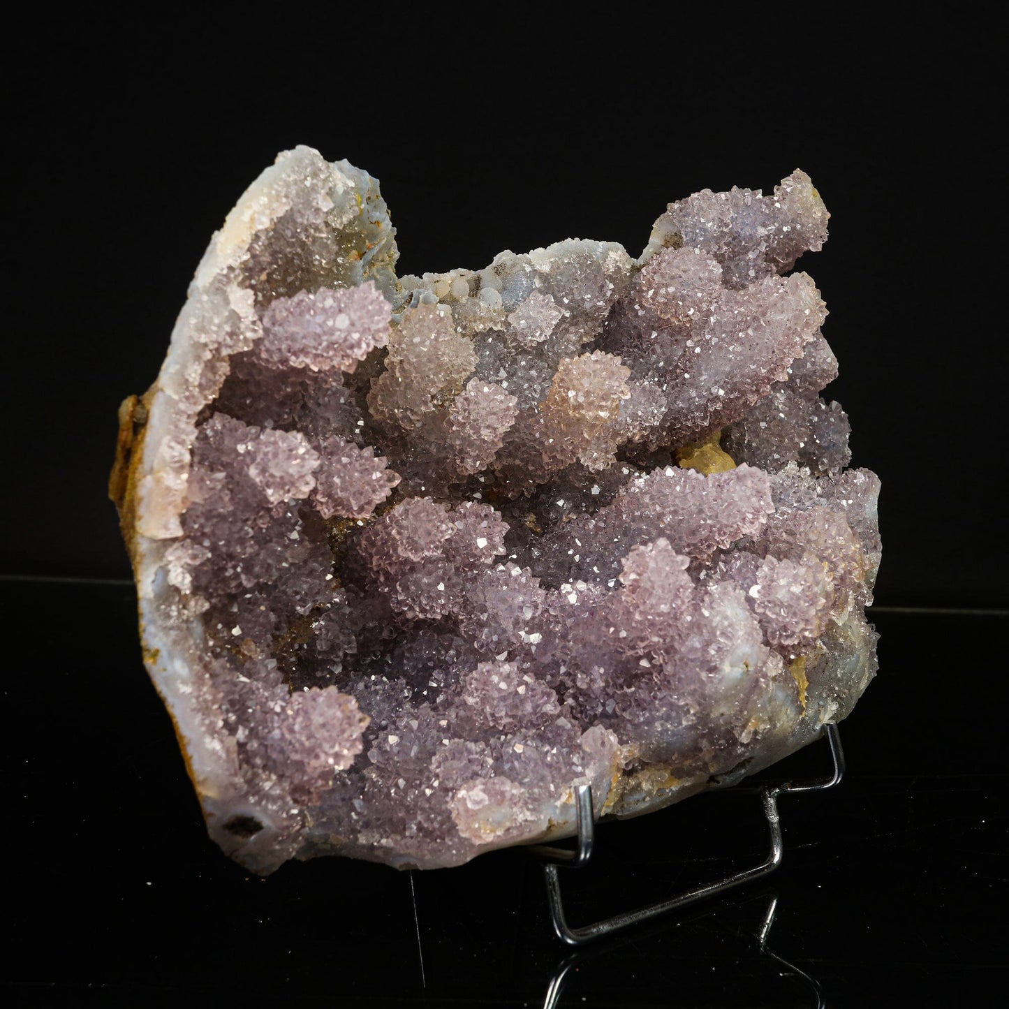 Amethyst Sparkling Stalactites Natural Mineral Specimen # B 6786