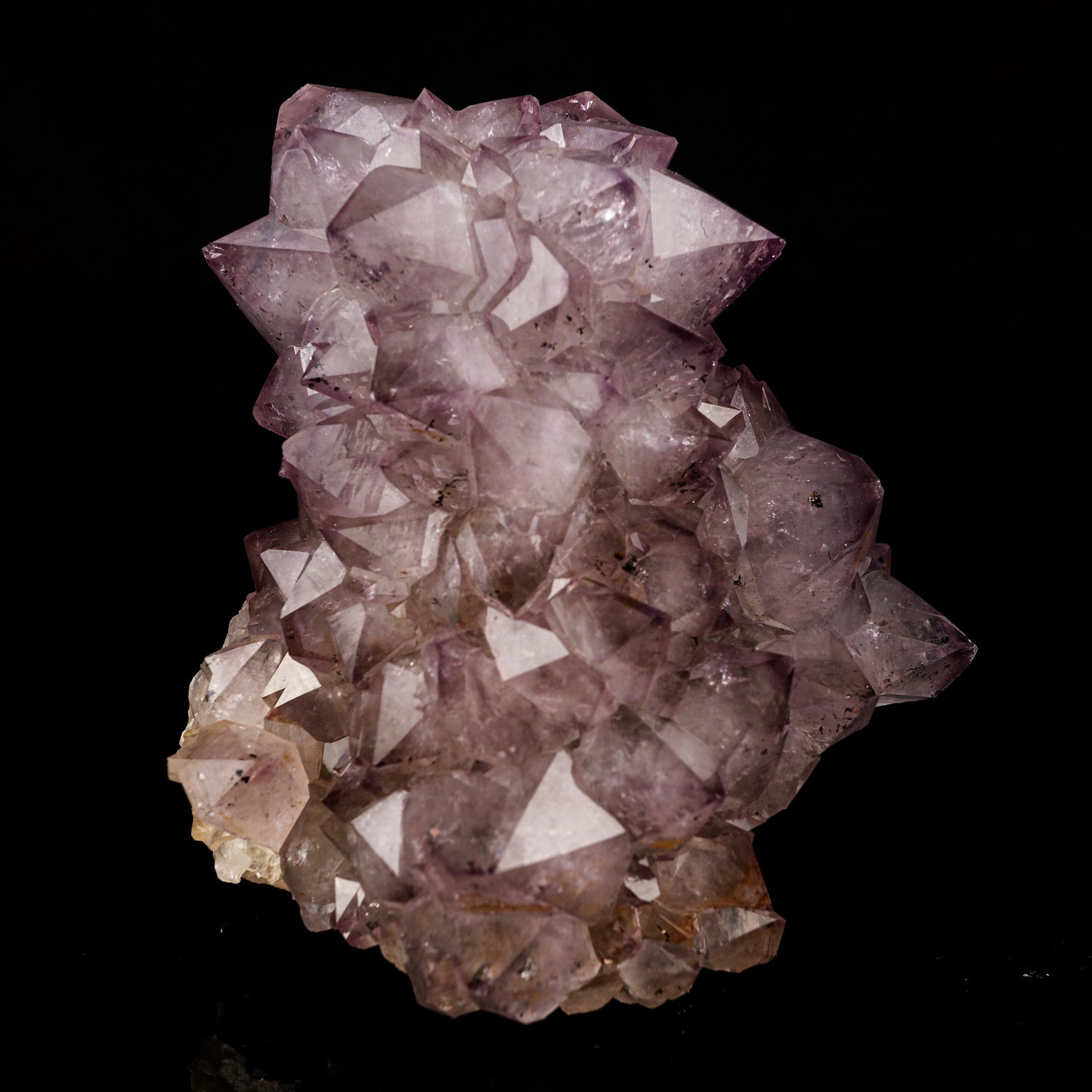 Amethyst Sparkling Crystals Natural Mineral Specimen # B 5708