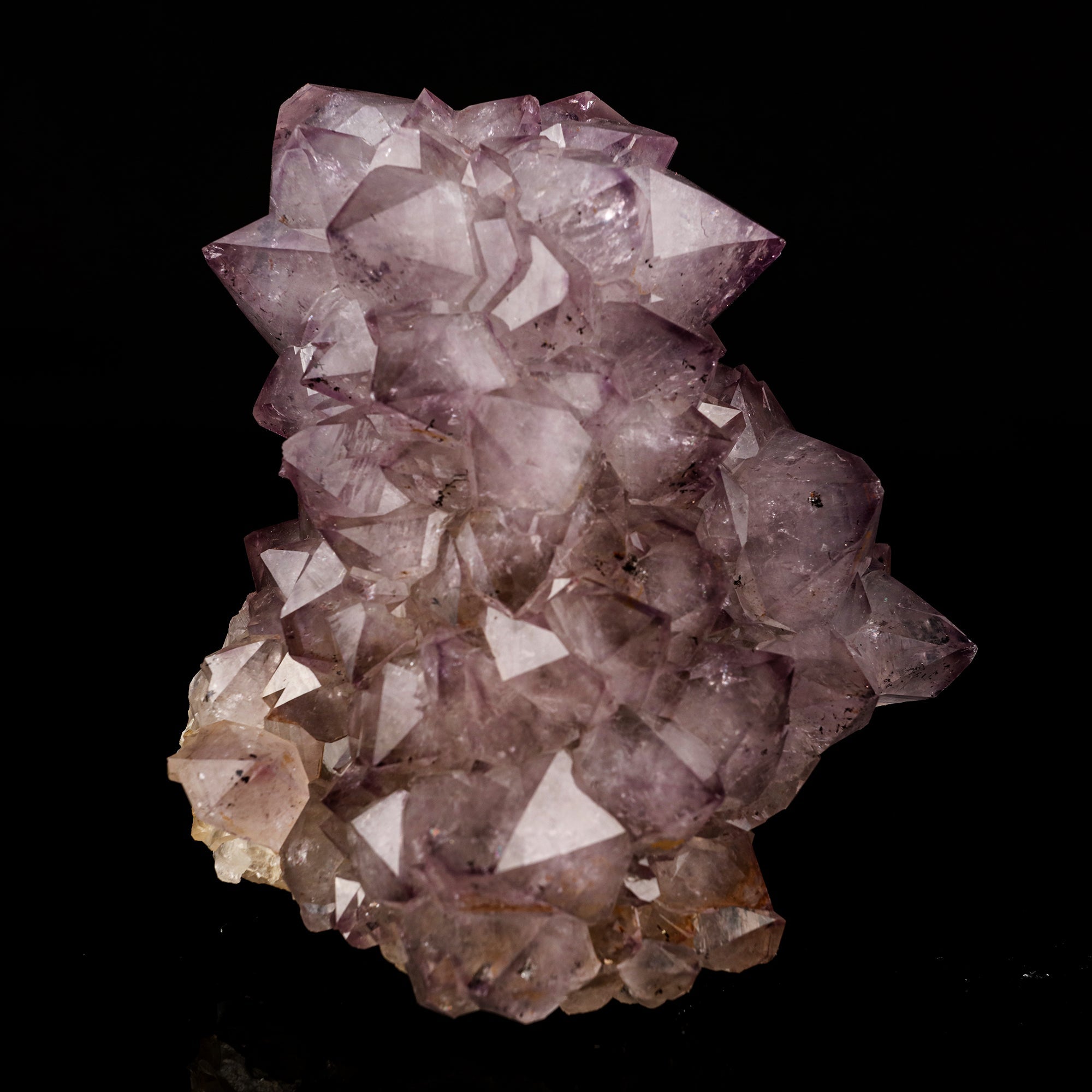 Amethyst Sparkling Crystals Natural Mineral Specimen # B 5708