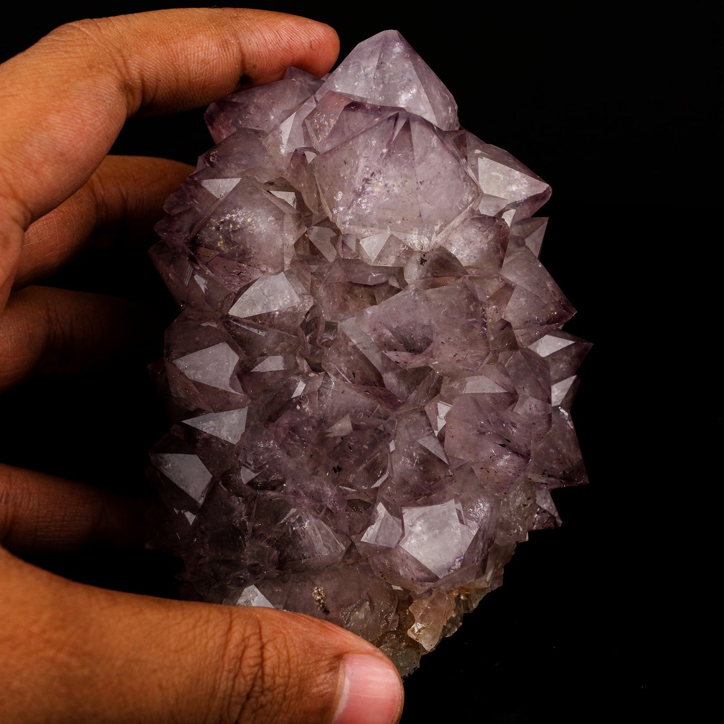 Amethyst Sparkling Crystals Natural Mineral Specimen # B 5722