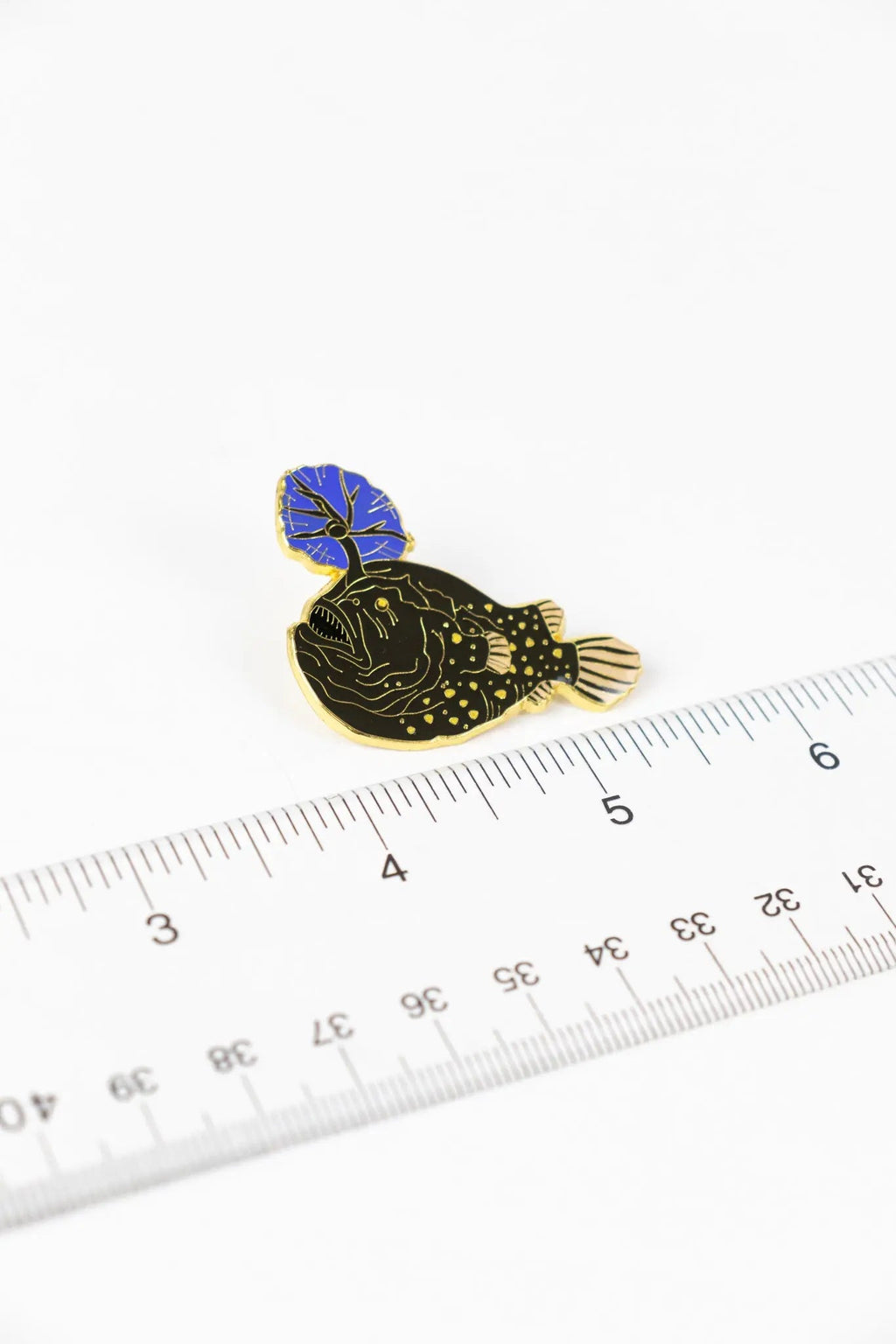 Atlantic Footballfish Enamel Pin (Himantolophus groenlandicus), Default Title at Stemcell Science Shop