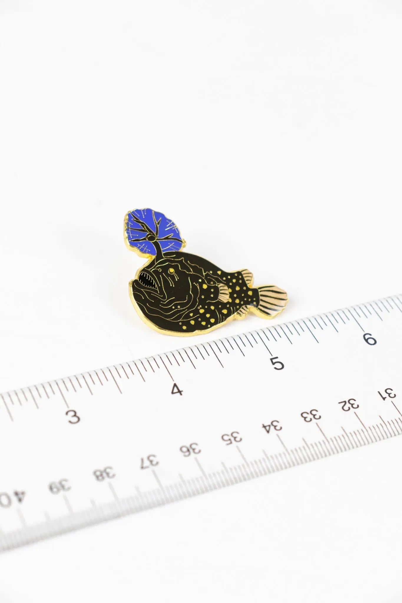 Atlantic Footballfish Enamel Pin (Himantolophus groenlandicus), Default Title at Stemcell Science Shop
