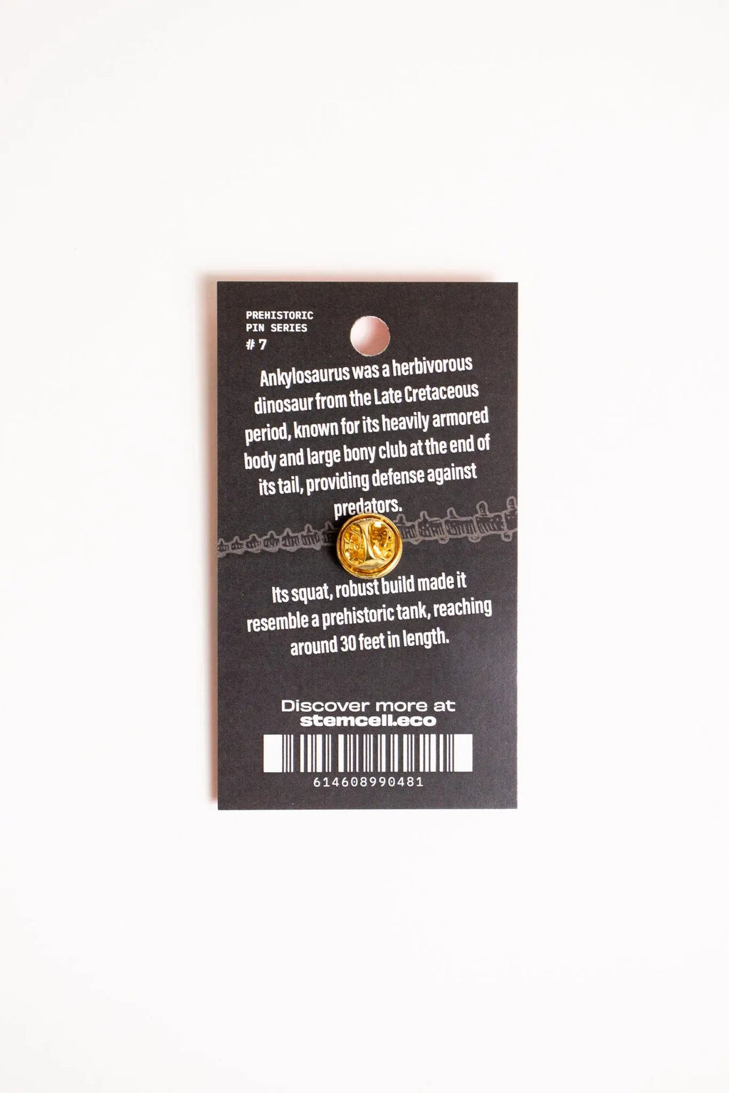 Ankylosaurus Enamel Pin (Ankylosaurus magniventris), Default Title at Stemcell Science Shop