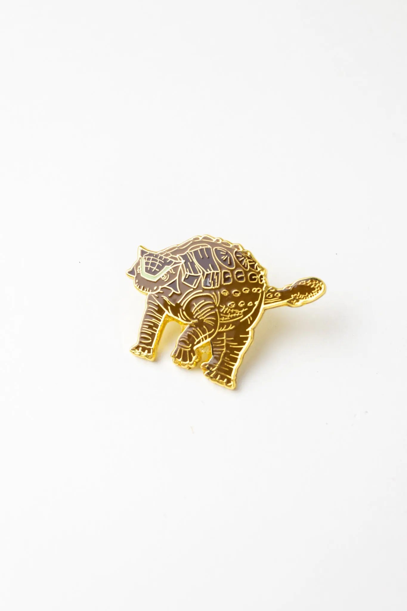 Ankylosaurus Enamel Pin (Ankylosaurus magniventris), Default Title at Stemcell Science Shop