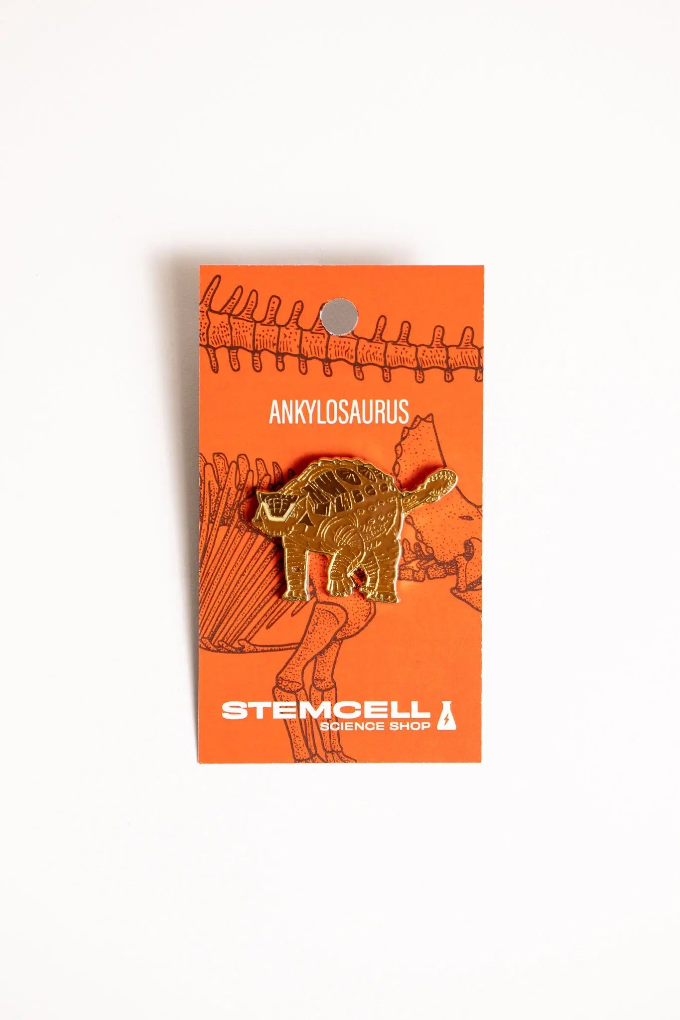 Ankylosaurus Enamel Pin (Ankylosaurus magniventris), Default Title at Stemcell Science Shop
