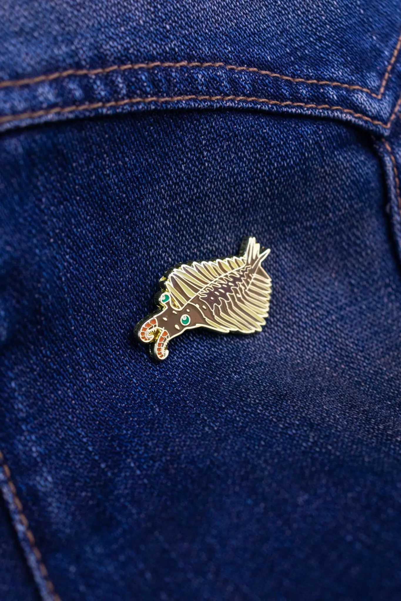 Anomalocaris Enamel Pin (Anomalocaris canadensis), Default Title at Stemcell Science Shop