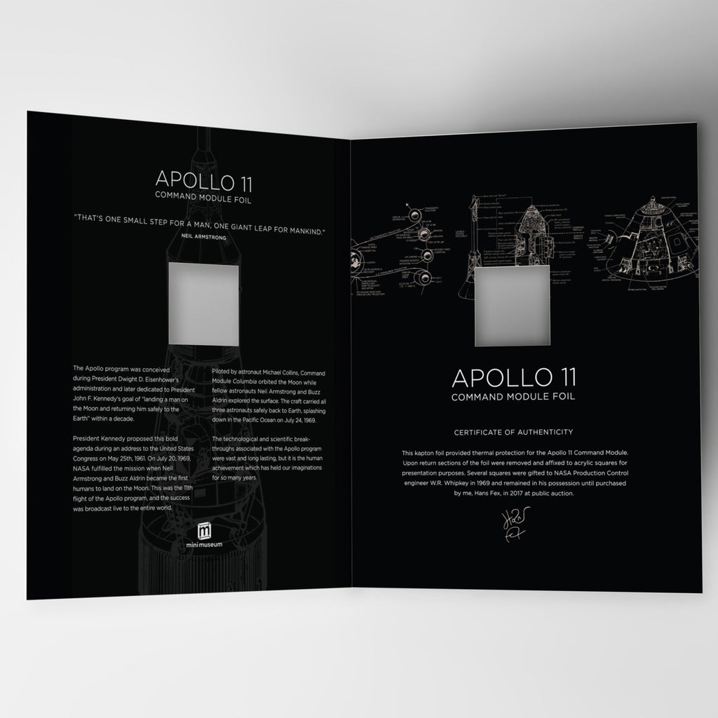 Apollo 11 Command Module Foil, Small (1mm x 1mm) at Stemcell Science Shop