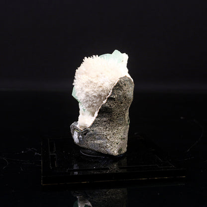 Apophyllite green with Mordenite Natural Mineral Specimen # B 6720
