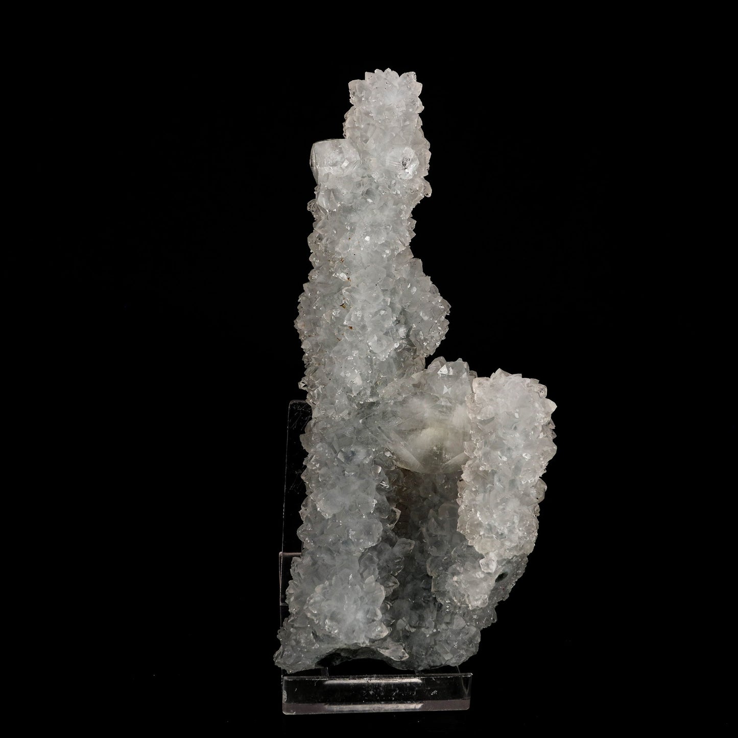 Apophyllite on MM Quartz Natural Mineral Specimen # B 6341