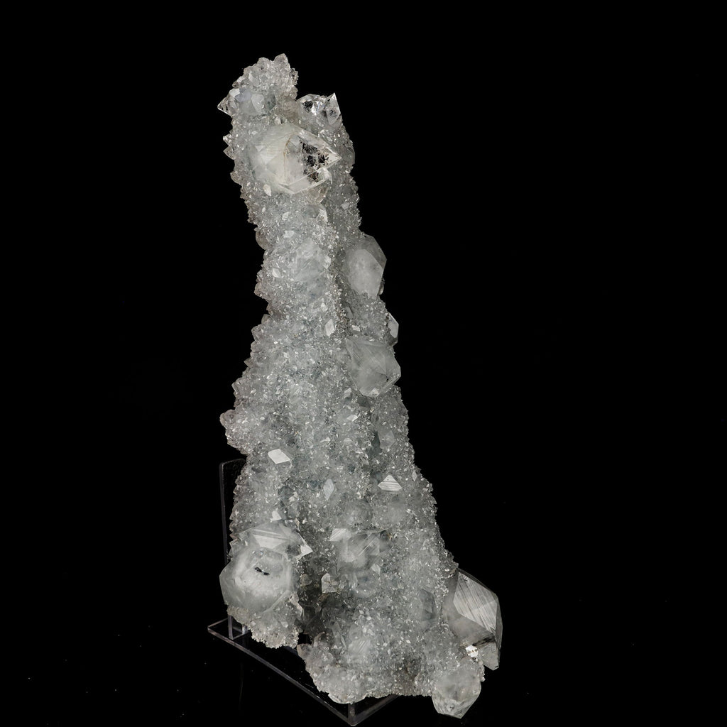 Apophyllite on MM Quartz Natural Mineral Specimen # B 6384