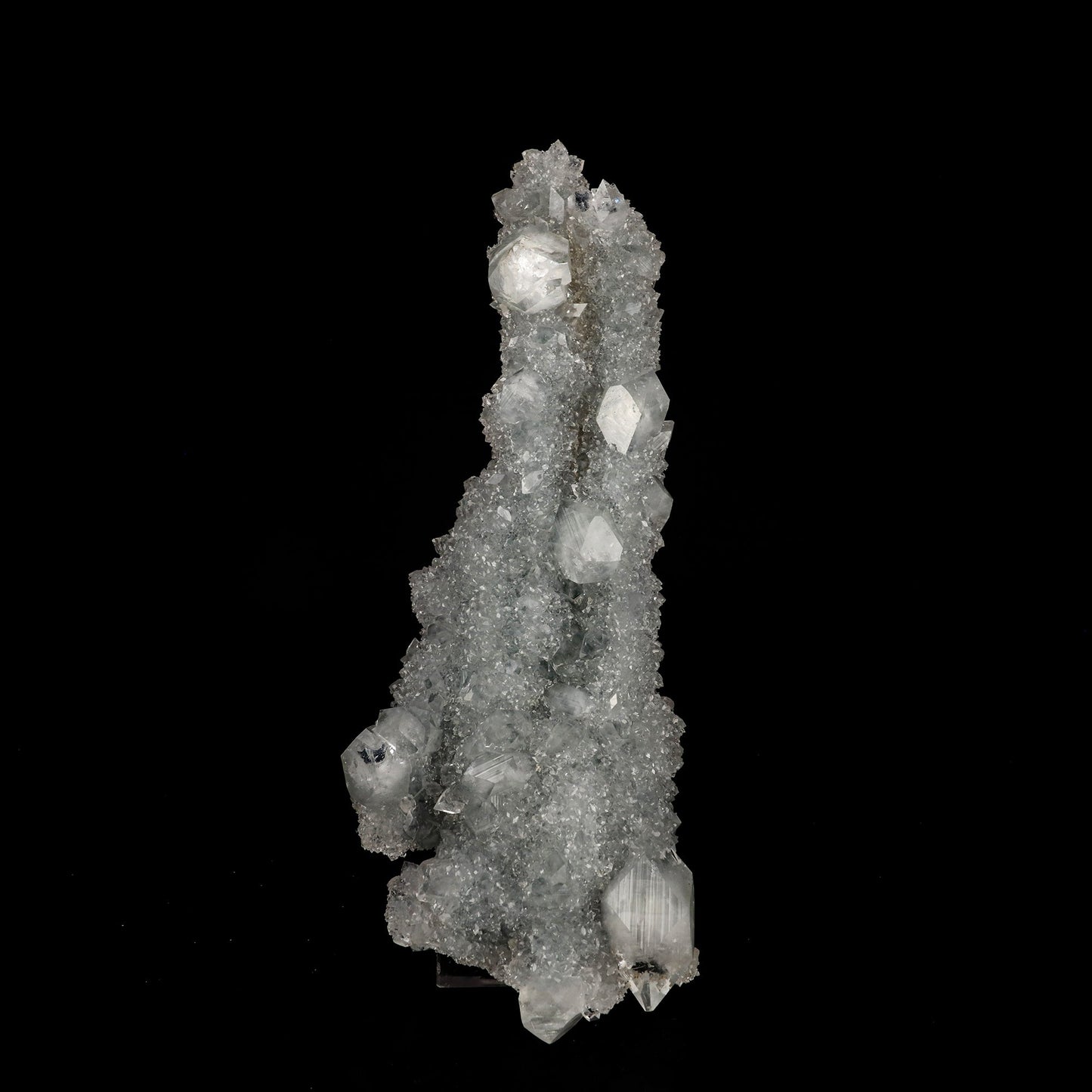 Apophyllite on MM Quartz Natural Mineral Specimen # B 6384