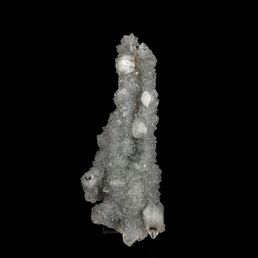 Apophyllite on MM Quartz Natural Mineral Specimen # B 6384