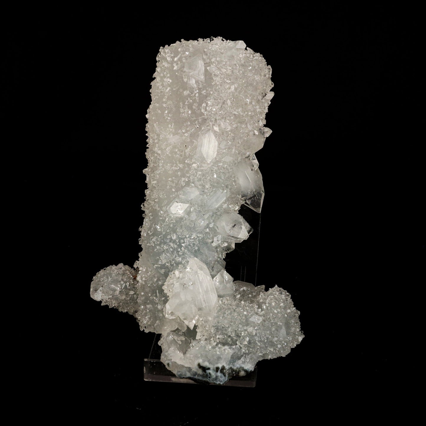 Apophyllite with Coated Calcite Natural Mineral Specimen # B 6618