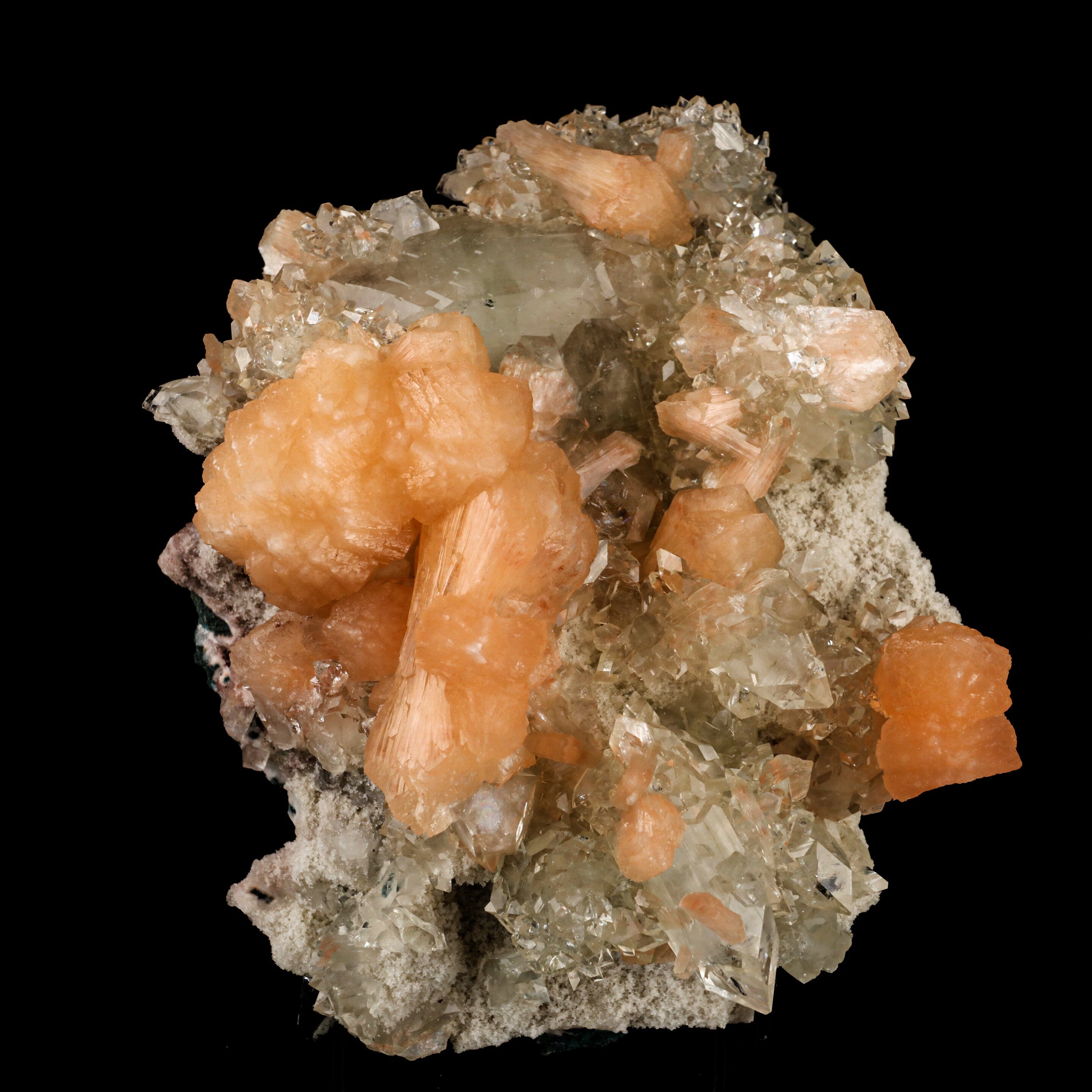 Apophyllite with Stilbite Natural Mineral Specimen # B 6465