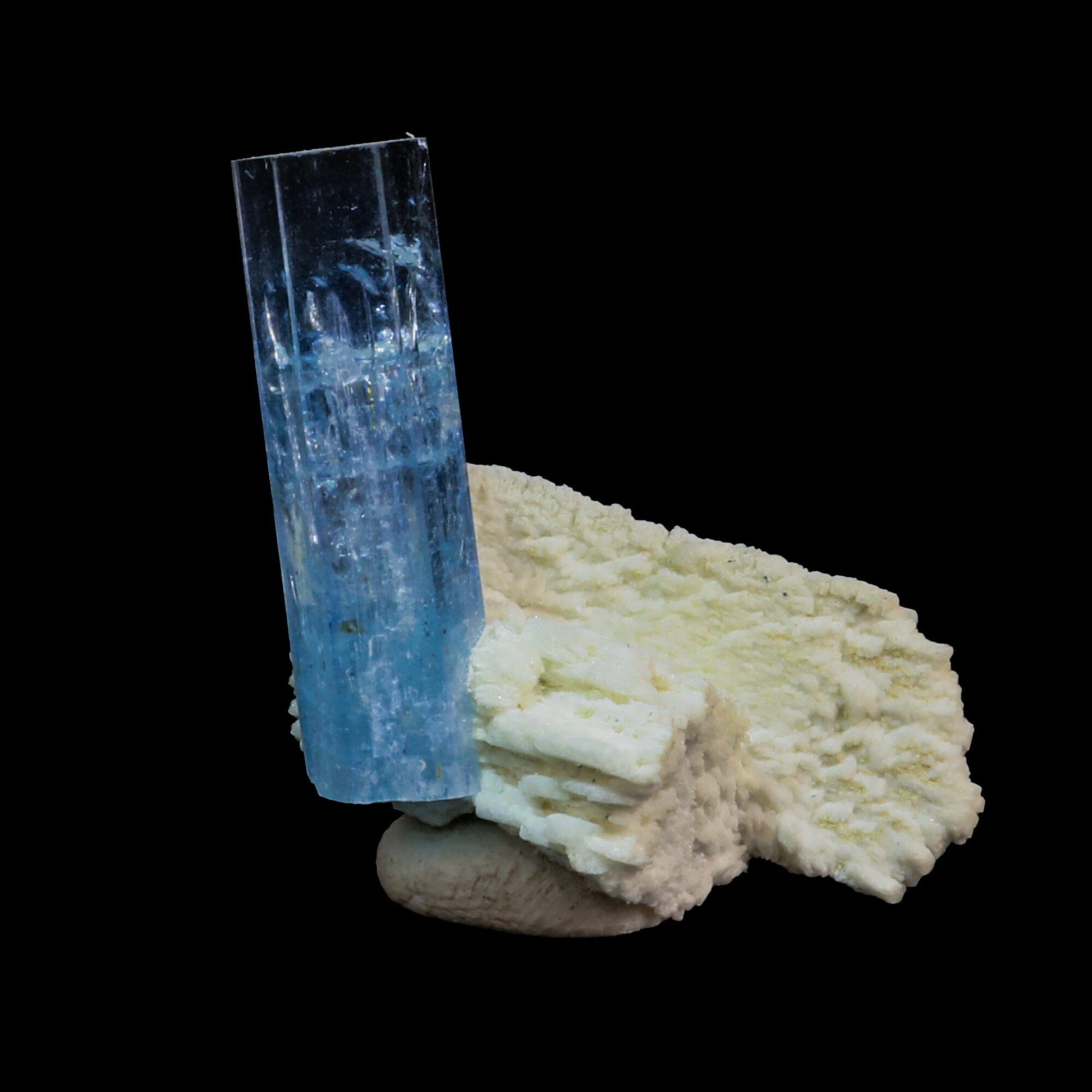 Aquamarine with Feldspar Natural Mineral Specimen, Default Title at Stemcell Science Shop