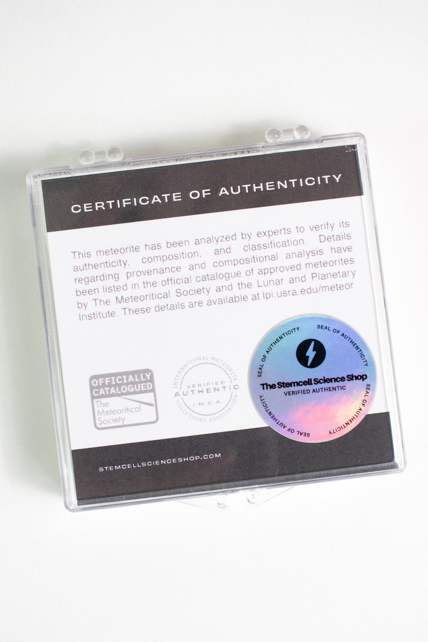 Asteroid 4 Vesta Meteorite, 0.10 g ± 0.05 g at Stemcell Science Shop