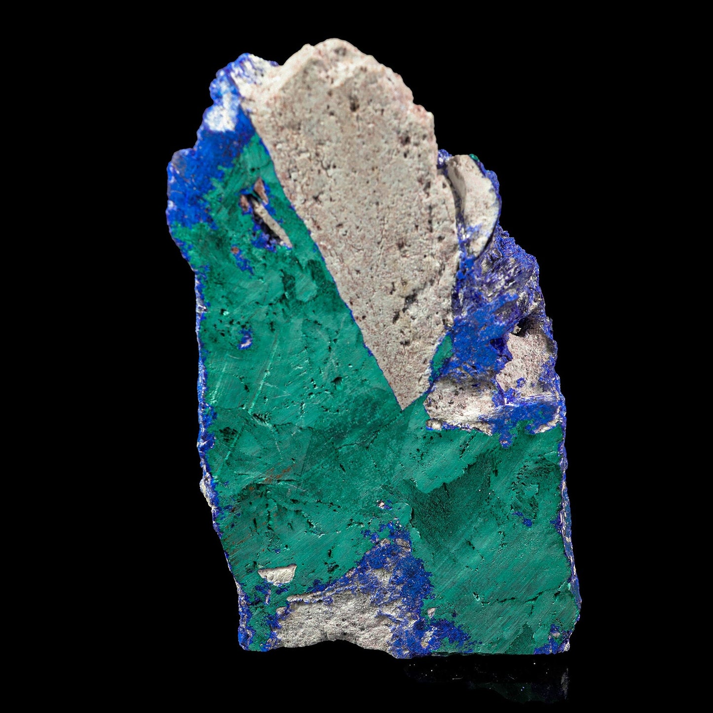 Azurite-malachite Natural Mineral Specimen # B 6795