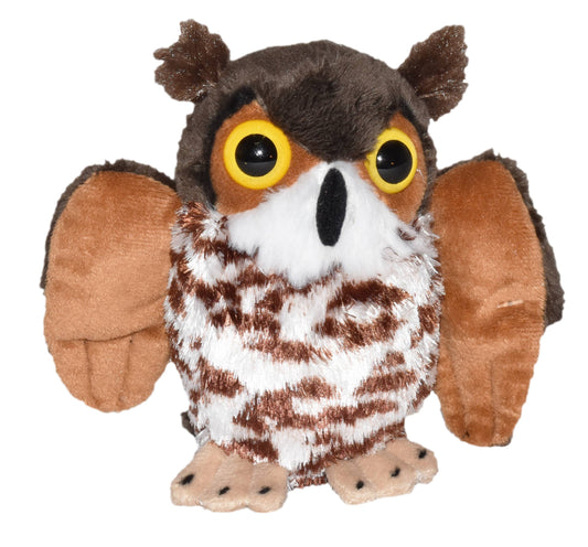 Great Horned Owl Stuffed Animal 5"