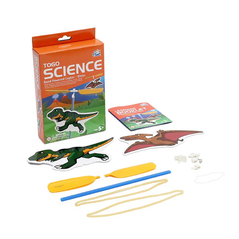 Band Powered Copter - Dinos Kids Stemcell Science Shop