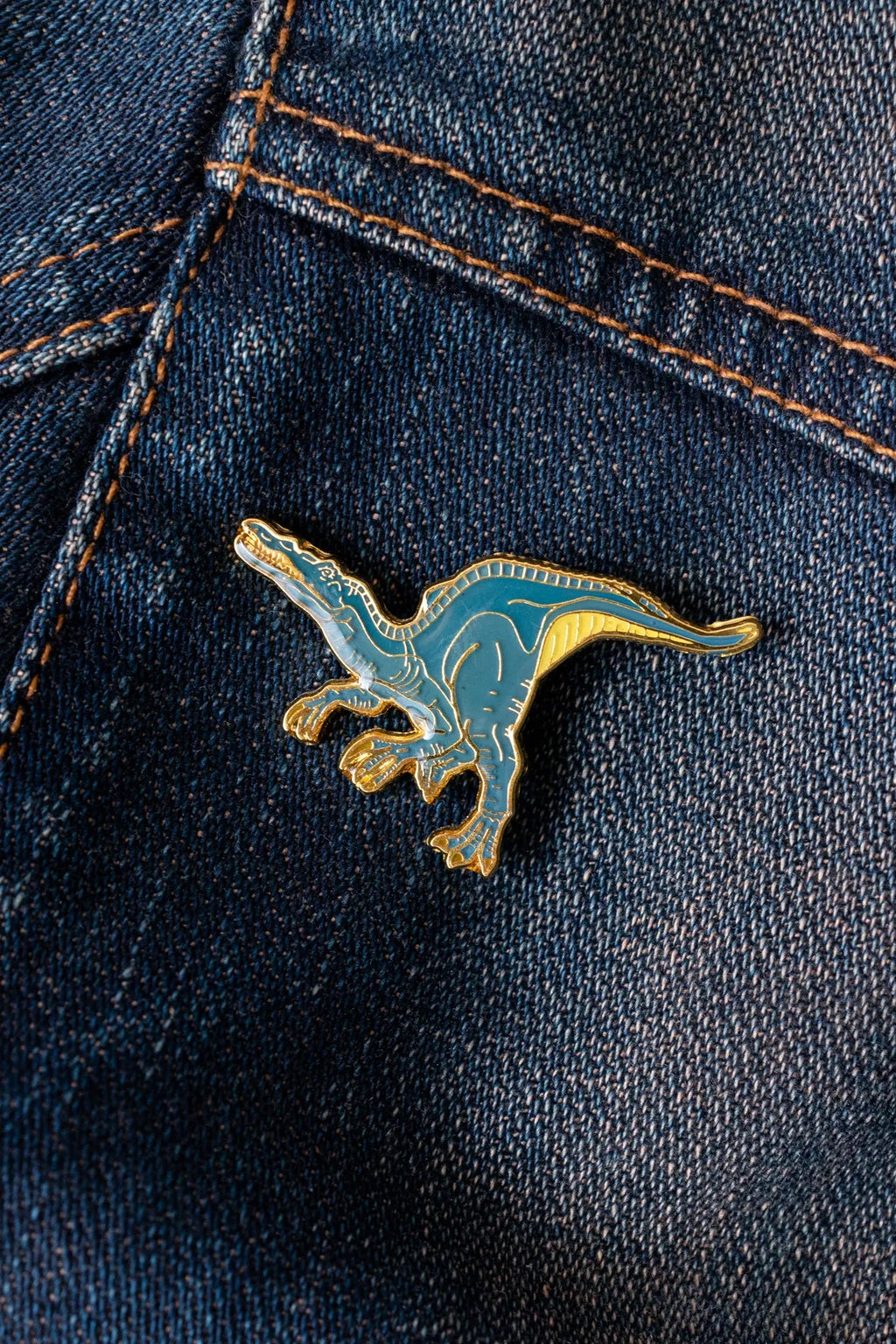 Baryonyx Enamel Pin (Baryonyx walkeri), Default Title at Stemcell Science Shop
