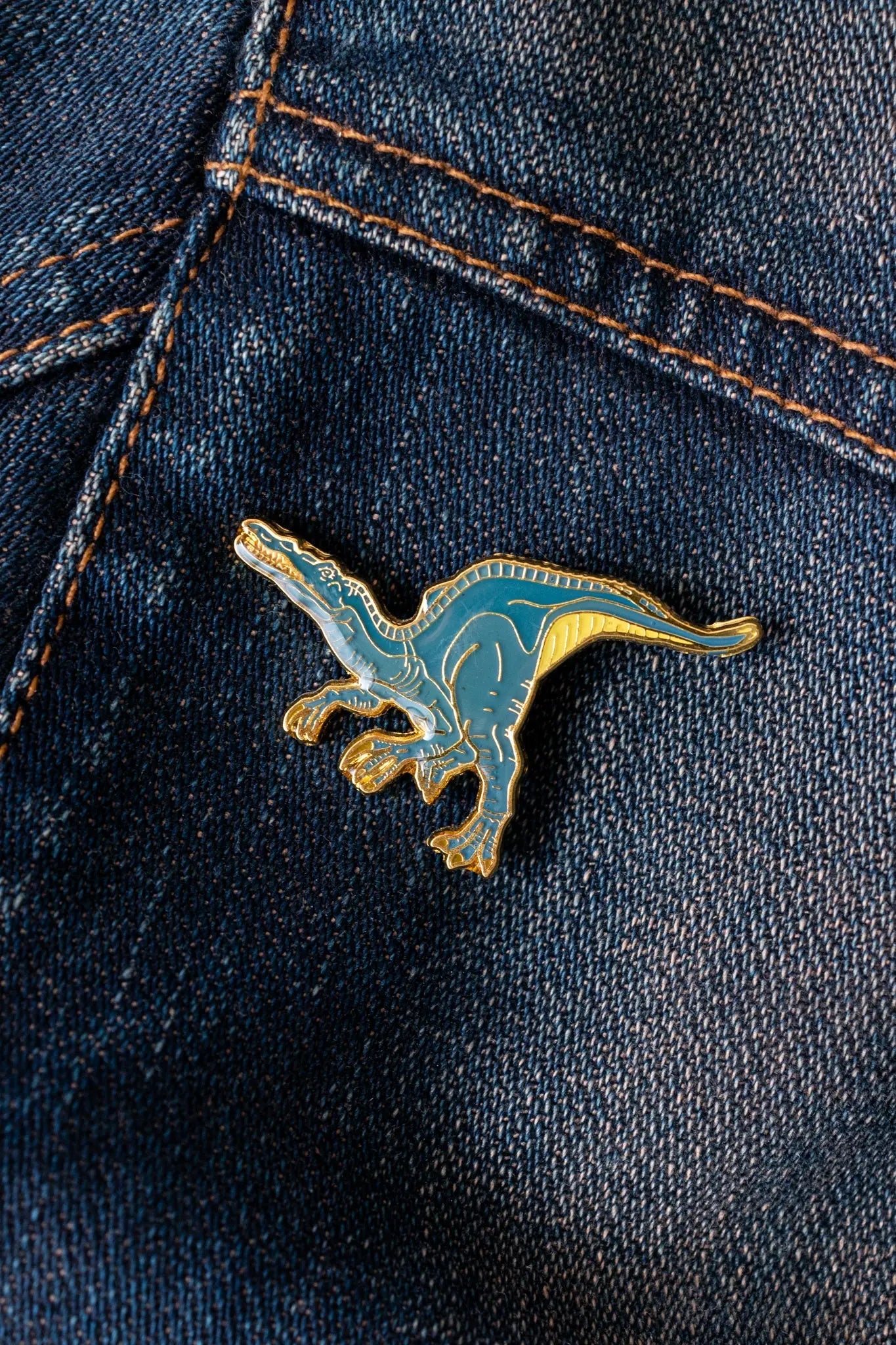 Baryonyx Enamel Pin (Baryonyx walkeri), Default Title at Stemcell Science Shop