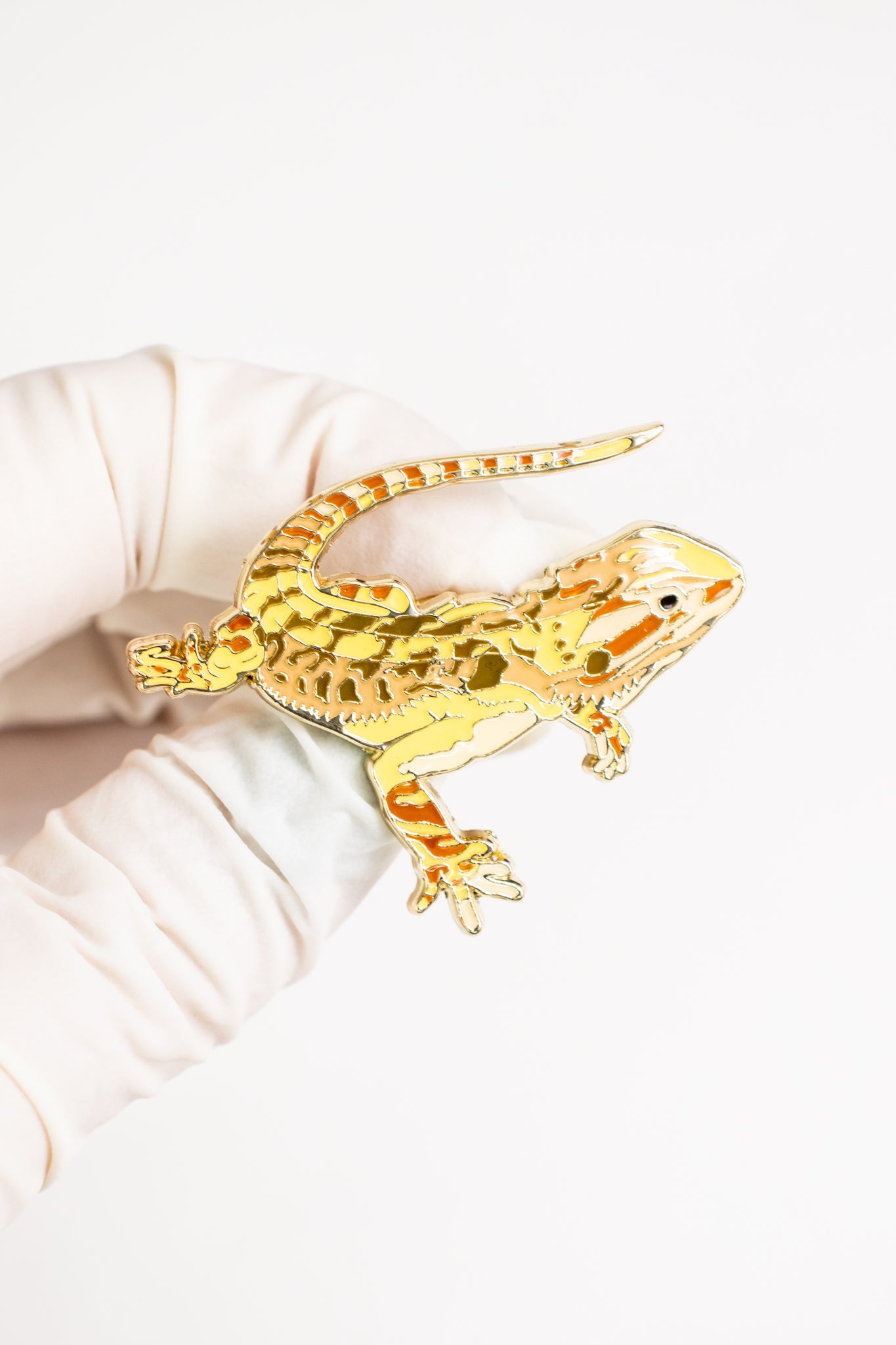 Bearded Dragon Enamel Pin (Pogona vitticeps), Default Title at Stemcell Science Shop