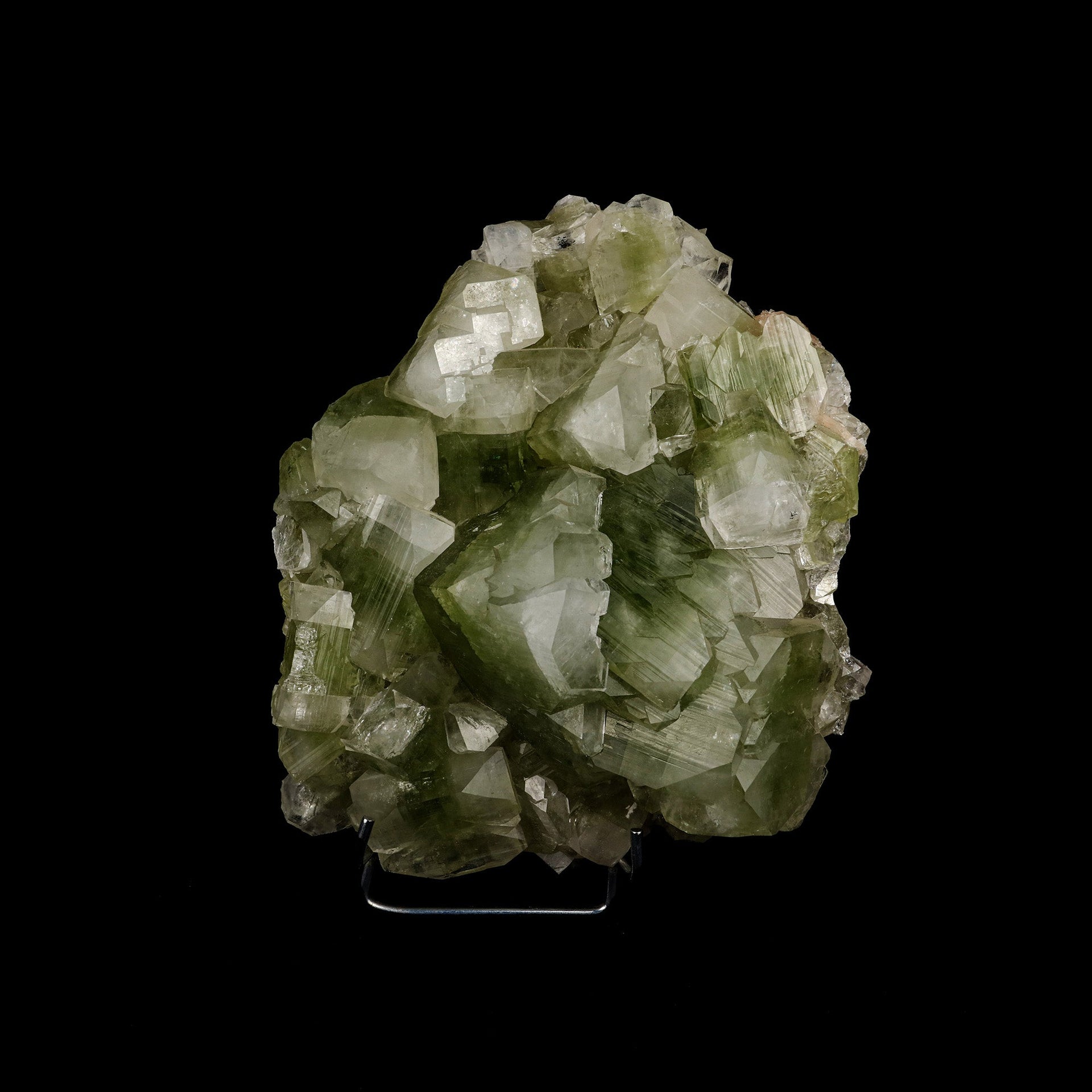 Bi- Color Apophyllite Pseudo Crystals Natural Mineral Specimen  # B 5225