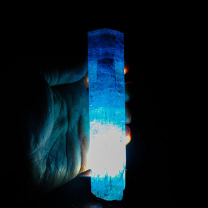 Blue Beryl var. Aquamarine Natural Mineral Specimen Museum, Default Title at Stemcell Science Shop