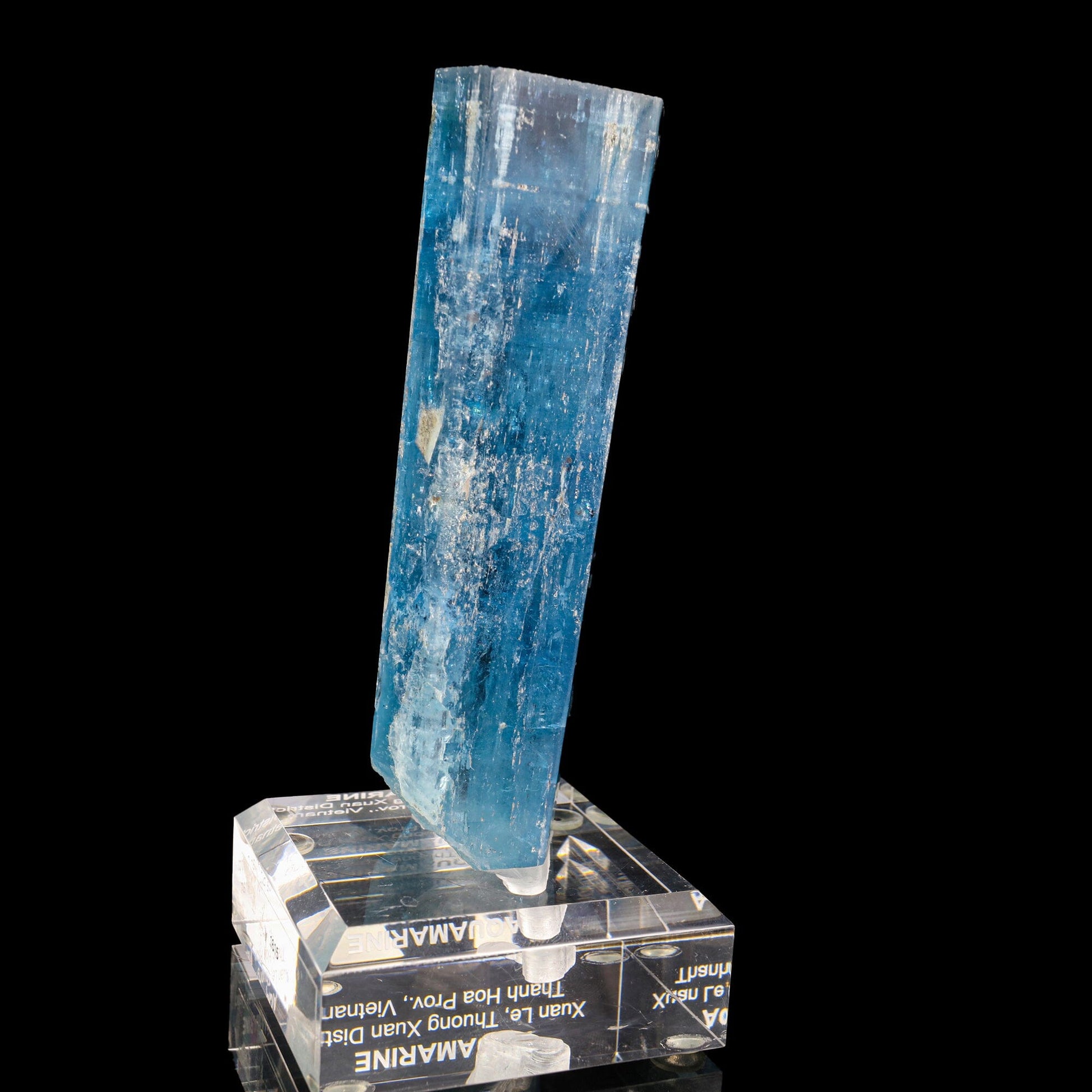 Blue Beryl var. Aquamarine Natural Mineral Specimen Museum, Default Title at Stemcell Science Shop