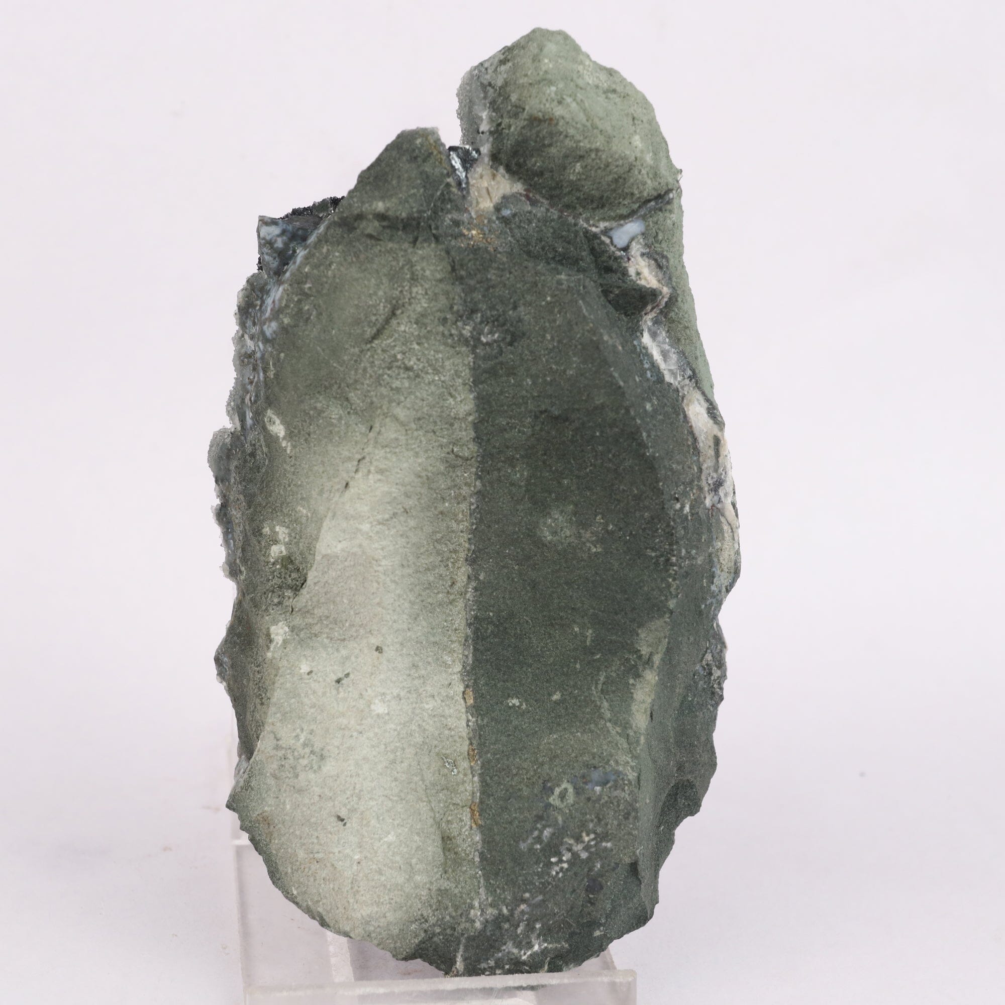 Botryoidal Babingtonite & Coated Calcite with Chalcedony Natural Mineral Specimen # B 6675