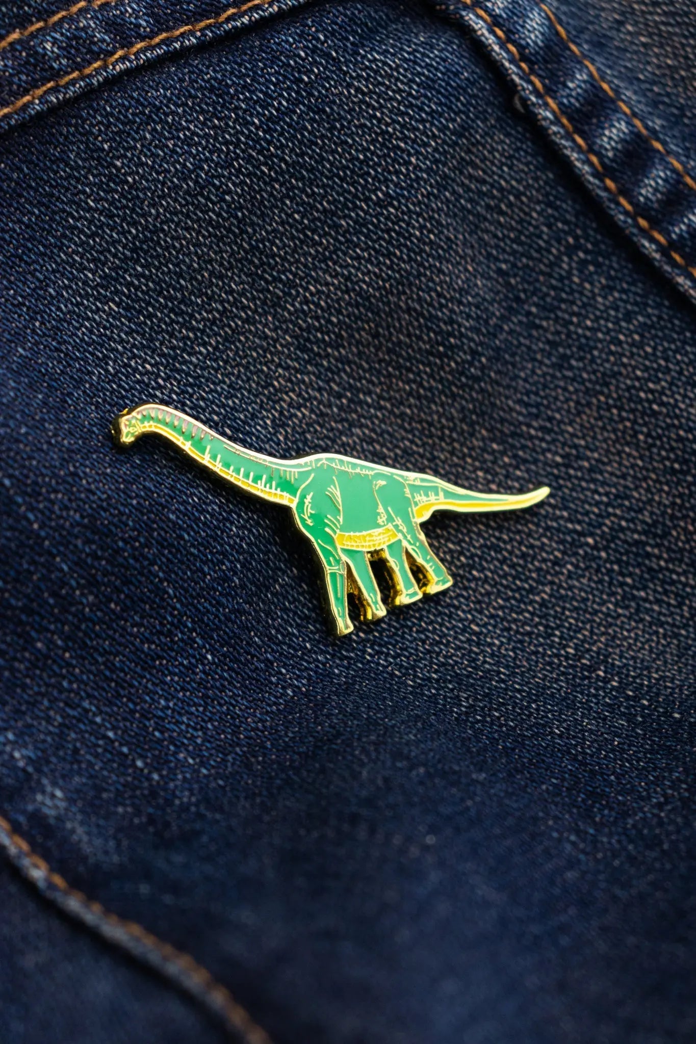 Brachiosaurus Enamel Pin (Brachiosaurus altithorax), Default Title at Stemcell Science Shop