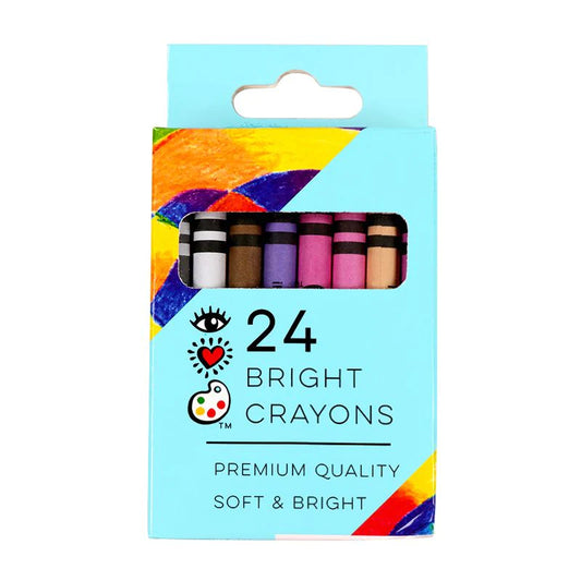 24 Bright Crayons - Stemcell Science Shop