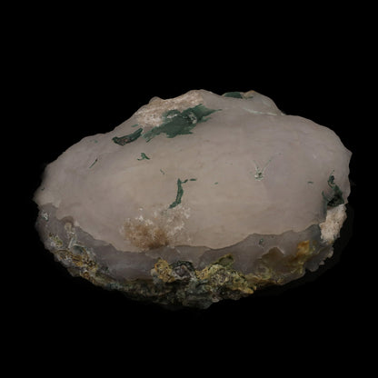 Calcite Crystal Inside Amethyst Two Havle Geode Natural Mineral Specimen  # B 5243