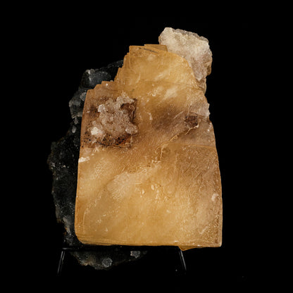 Calcite Cube with Chalcedony Natural Mineral Specimen # B 6317