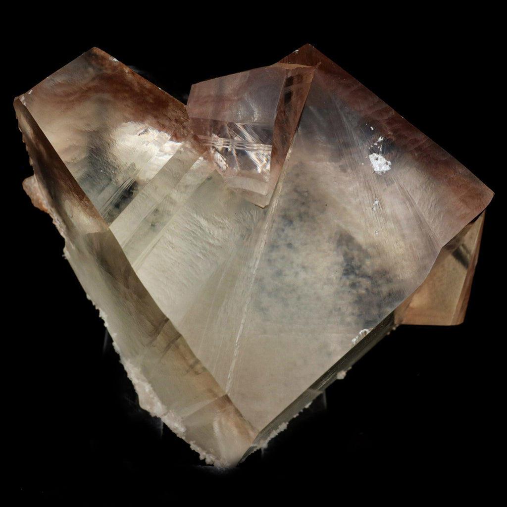 Calcite Terminated Golden Color Natural Mineral Specimen # B 6490