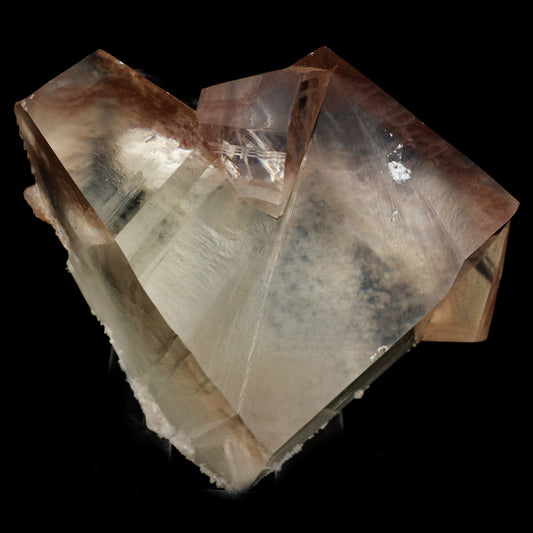 Calcite Terminated Golden Color Natural Mineral Specimen # B 6490