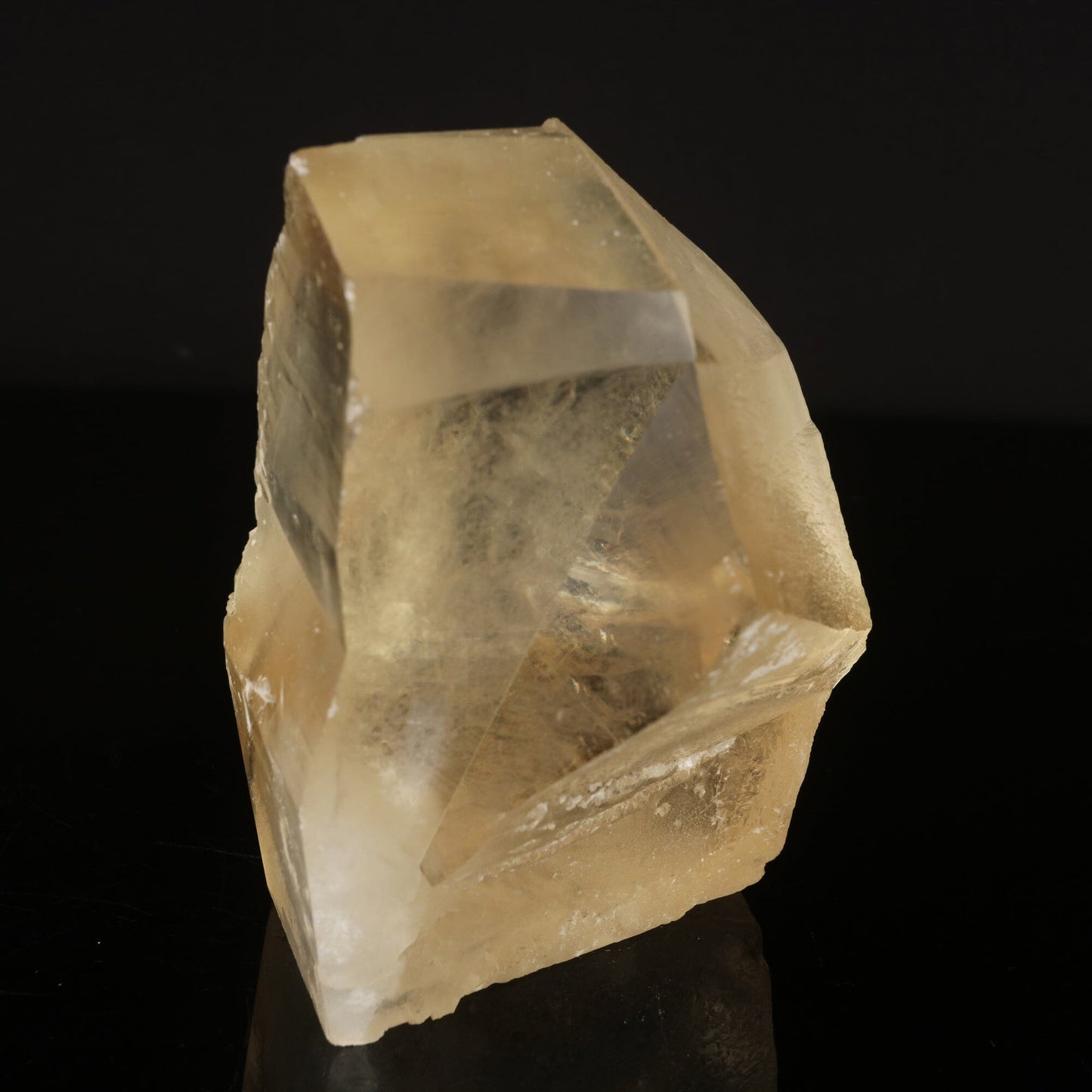 Calcite Golden Color Natural Mineral Specimen # B 6573