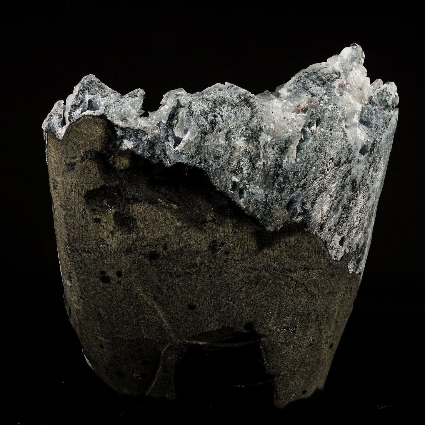 Calcite with Apophyllite Self Standing Natural Mineral Specimen # B 6422