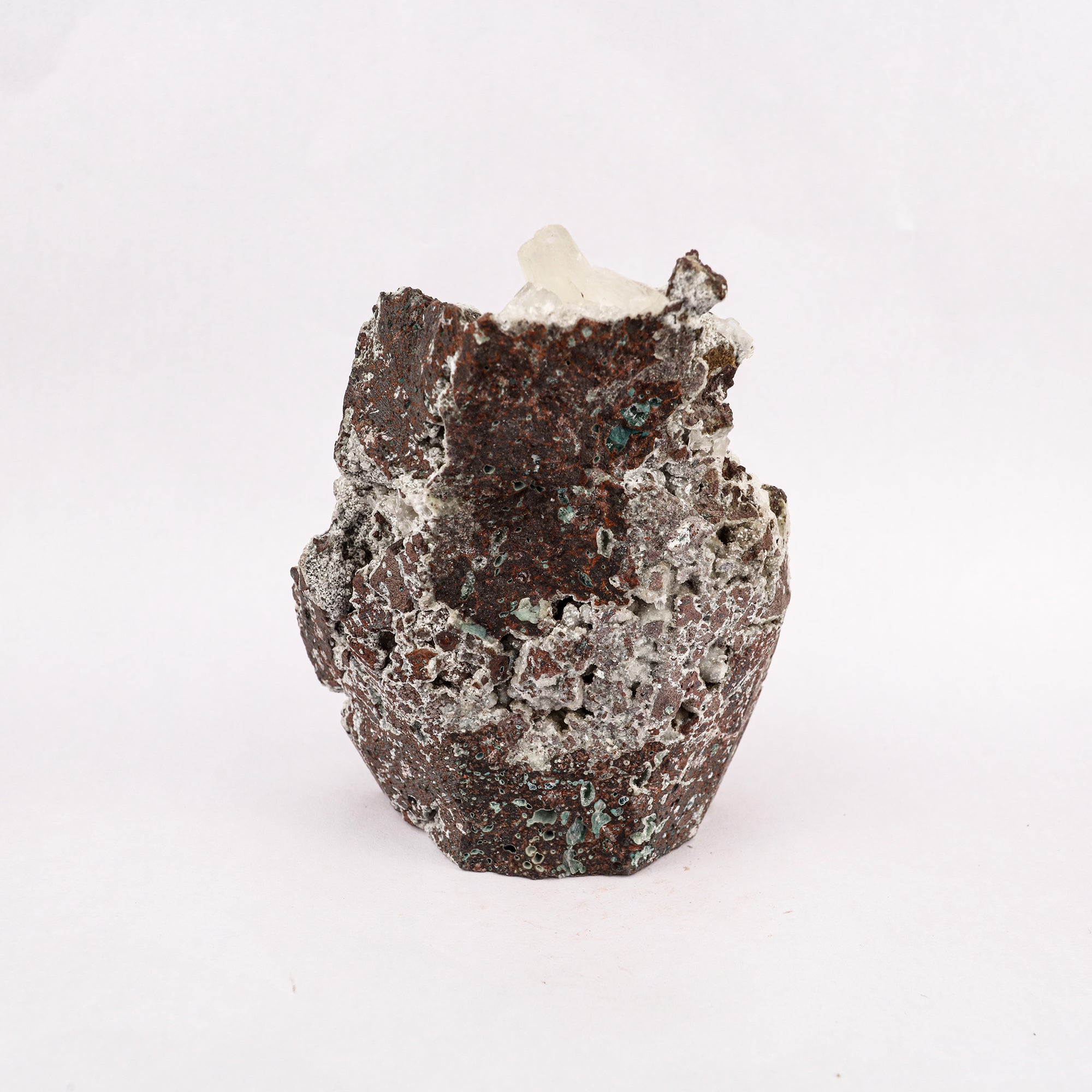 Cavansite on Heulandite (Rare Find) Free Standing Natural Mineral Specimen # B 6304