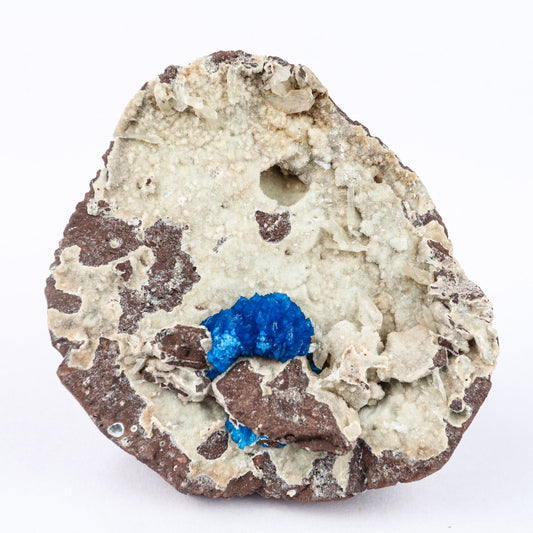 Cavansite on Heulandite (Rare Find) Free Standing Natural Mineral Specimen # B 6494